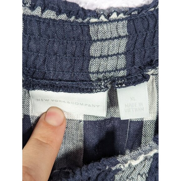 NWT New York & Co Womens Off Shoulder Peasant Boho Witchy Dress XL - Picture 2 of 4